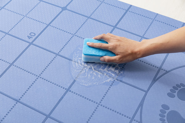 NA6739 ガイドラインエクササイズマット(ブルー/グレー)