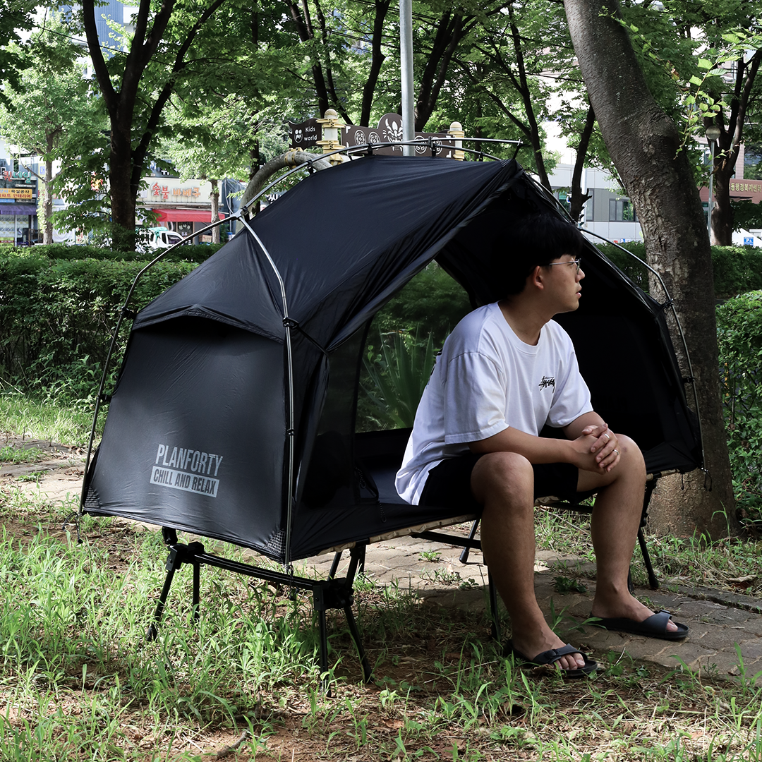 P40001BLK P-COT テント190 BLACK