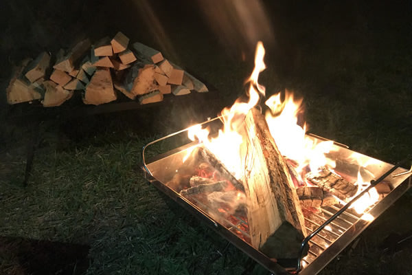 *Shoppiness*【North Eagle】NE1443 ステン焚火グリルX(エックス)