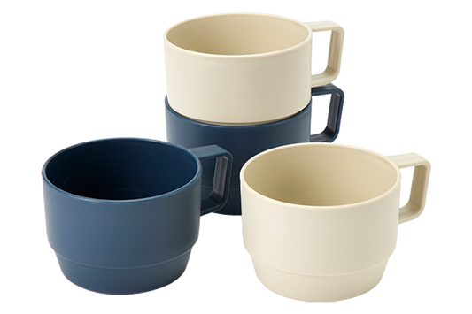 【NEW】NE60026 アウトドアカップ BW 4ピース